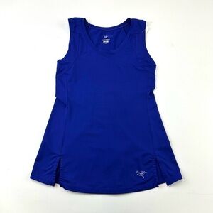 Arc’teryx indigo womens fitted tank top Small sporty tech wear